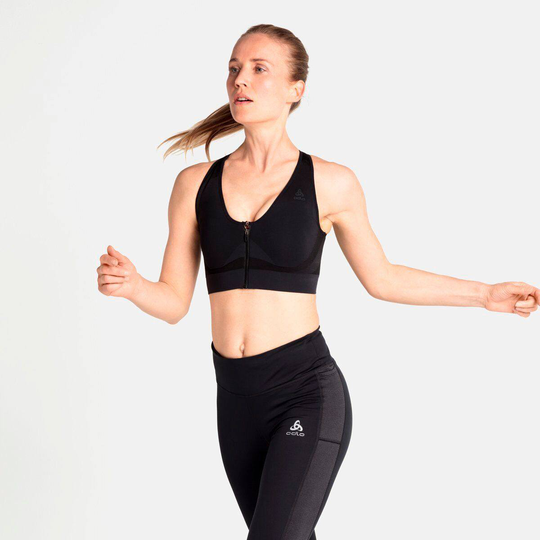 Women's SEAMLESS HIGH Sports Bra Musta S
