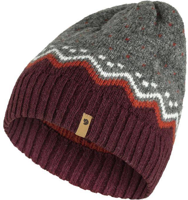 Övik Knit Hat Tummanpunainen