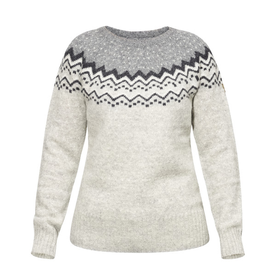 Fjällräven Övik Knit Sweater W - Grey - Naiset - L