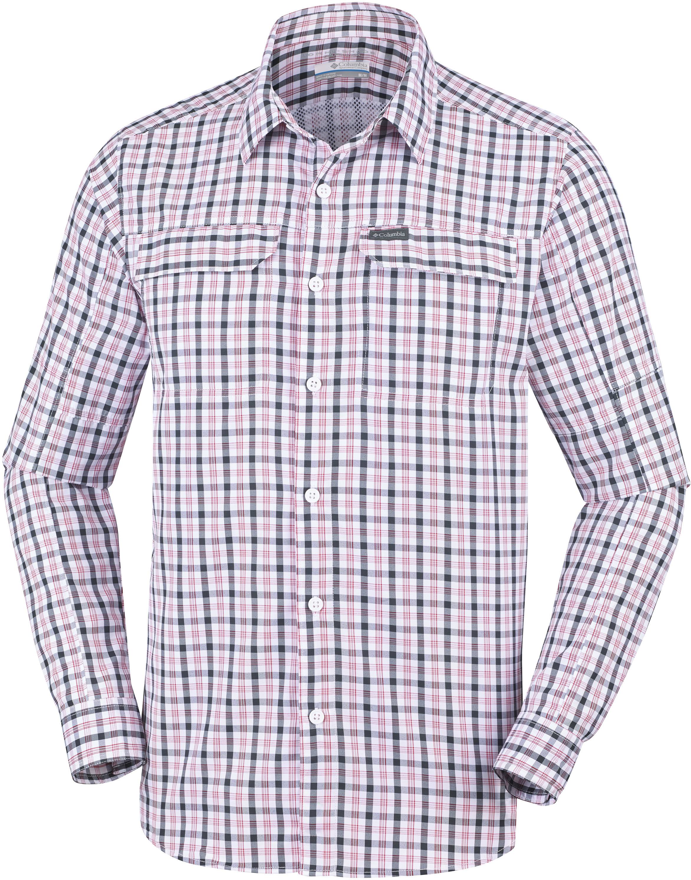 Silver Ridge 2.0 Plaid Long Sleeve Musta / Punainen L