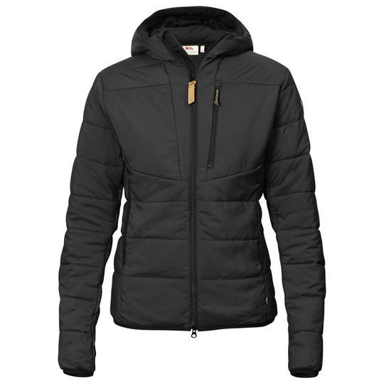 Fjällräven Keb Padded Hoodie W - Black - Naiset - L