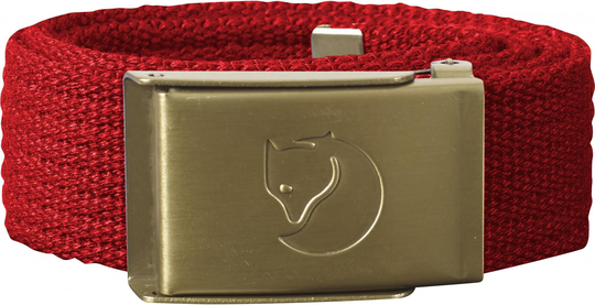 Kids Canvas Brass Belt Punainen