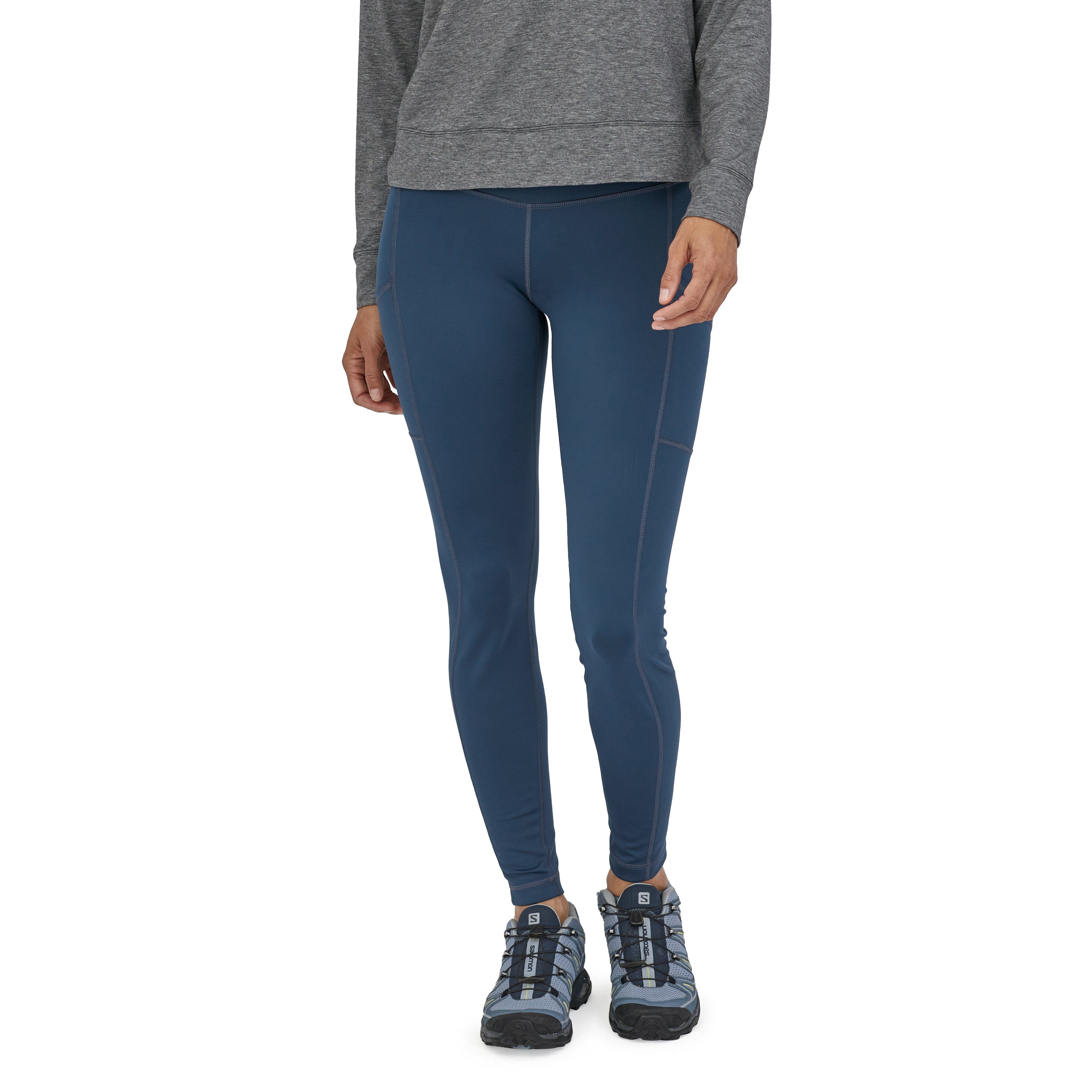 Naisten Patagonia Pack Out trikoot treeniin, ulkoiluun ja vapaa-aikaan, Tidepool Blue / L