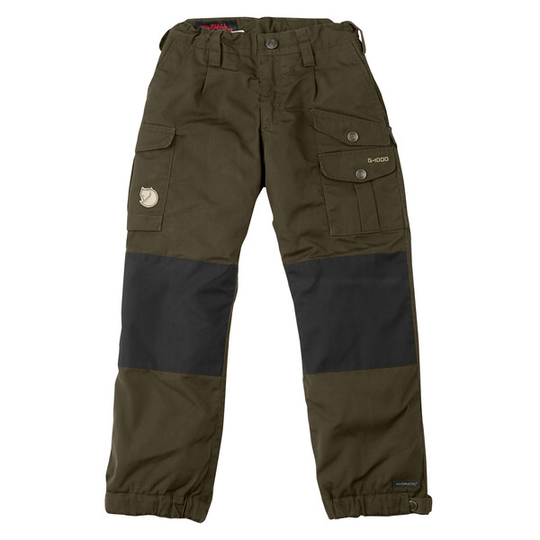 Fjällräven Kids Vidda Padded Trousers - Dark Olive - Lapset - 158
