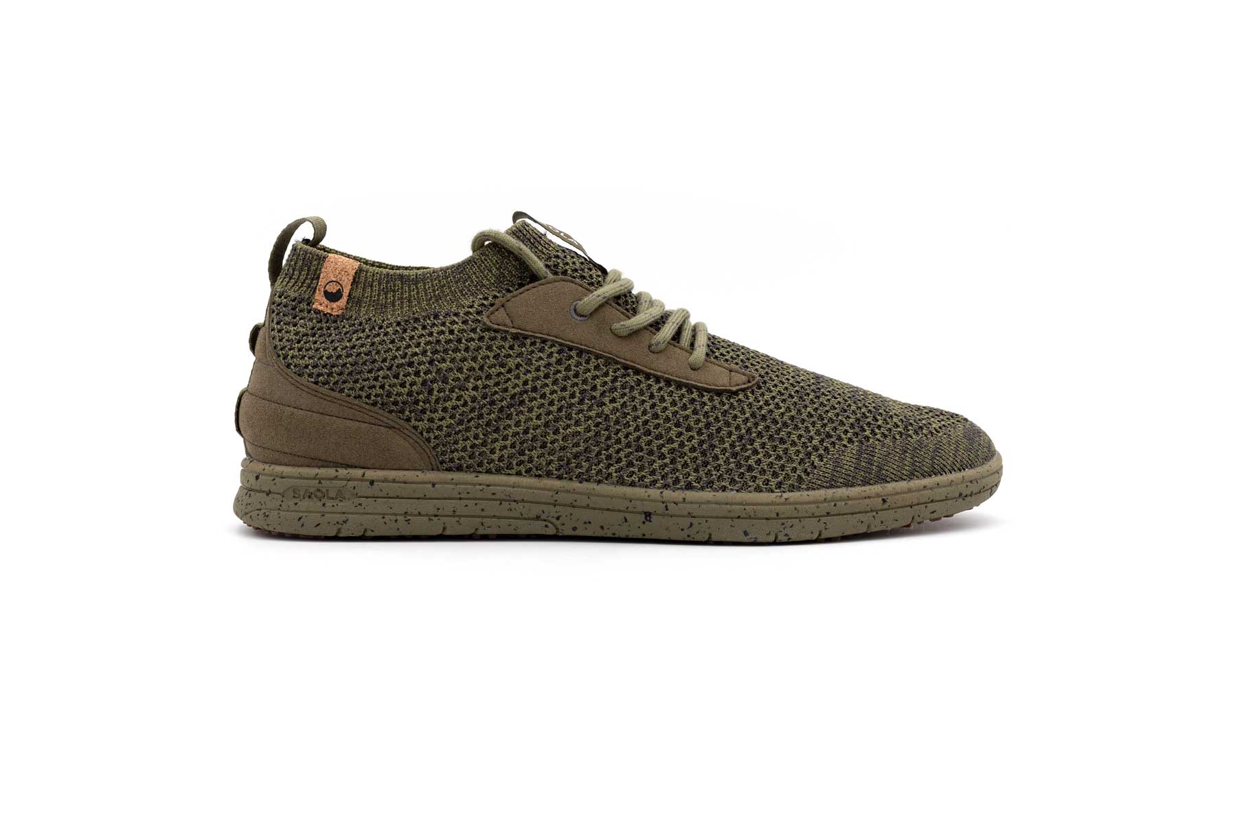 Saola Miesten Mindo - 100% vegaanit tennarit, Burnt Olive / 41