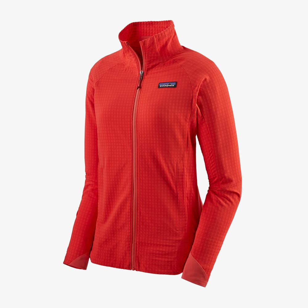 Patagonia Naisten R1® TechFace Takki - Kierrätetystä polyesterista, Catalan Coral / L