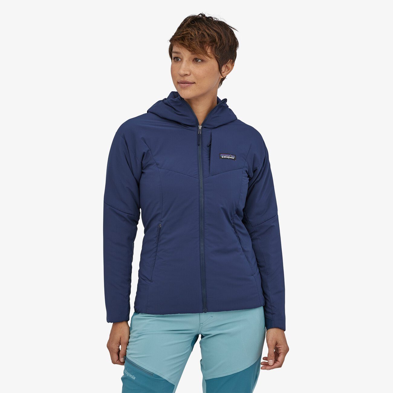 Patagonia Naisten Nano-Air Hupullinen ulkoilutakki - Kierrätettyä polyesteria, Classic Navy / L