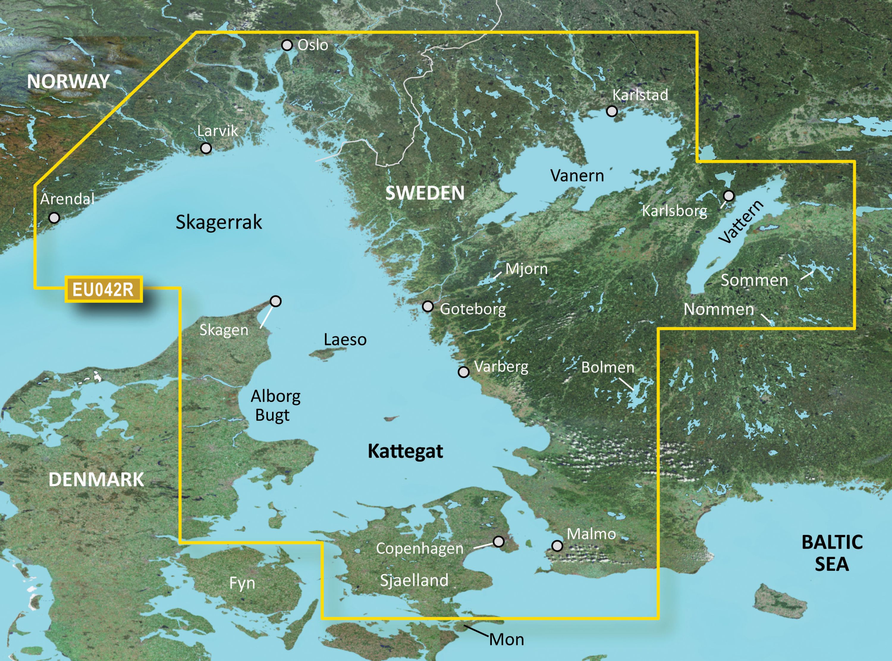 Bluechart g3 vision kartat, veu042r oslo-trelleborg