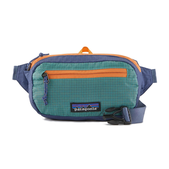 Kestävä ja superkevyt Patagonia Black Hole Mini Hip -vyölaukku, Fresh Teal
