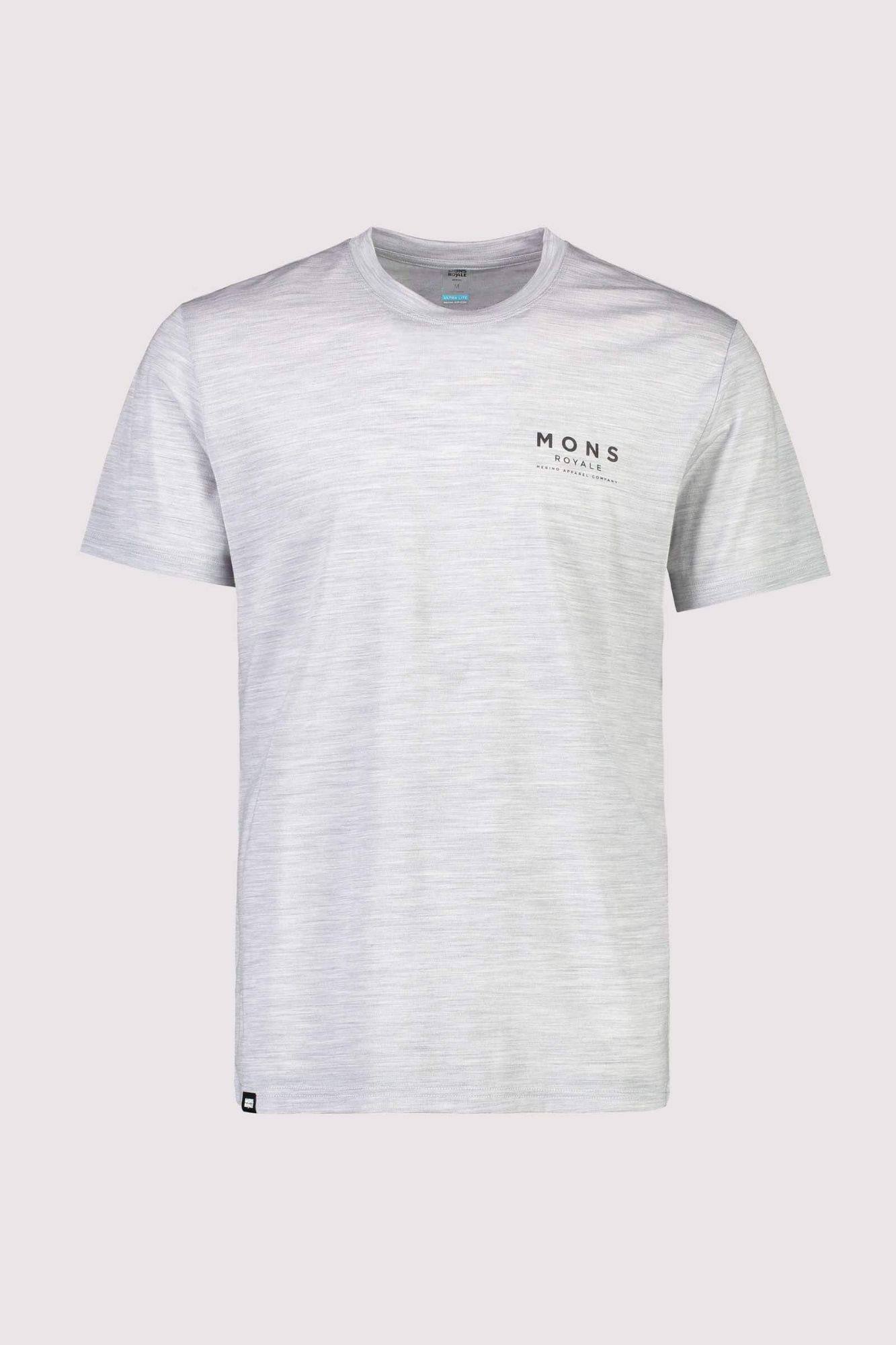 Icon tee Vaaleanharmaa S