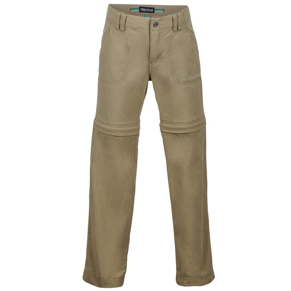 Marmot Girls Lobo' S Convertible Pant - Desert Khaki - Lapset - S