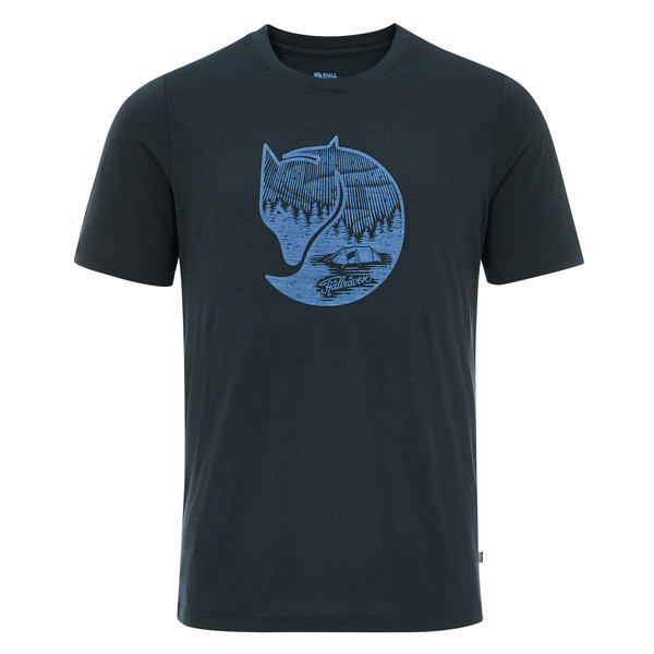 Fjällräven Abisko Wool Fox Ss M - Dark Navy - Miehet - XXL