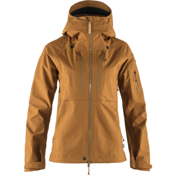 Fjällräven Keb Eco-shell Jacket W - Chestnut - Naiset - M