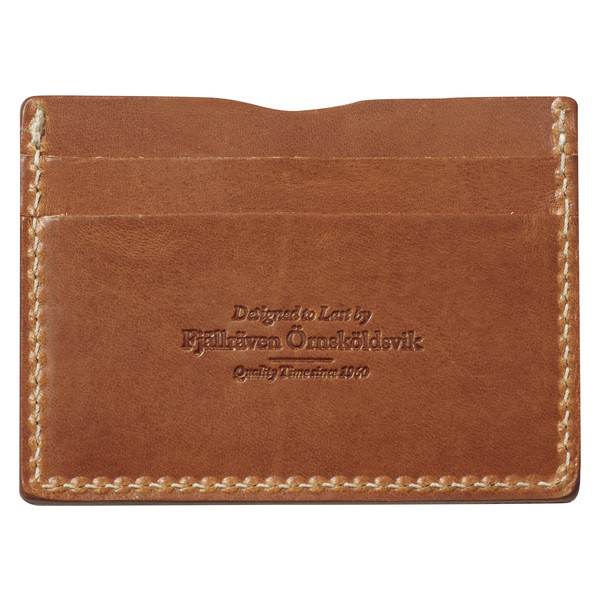 Fjällräven Övik Card Holder - Leather Cognac - Unisex - OneSize