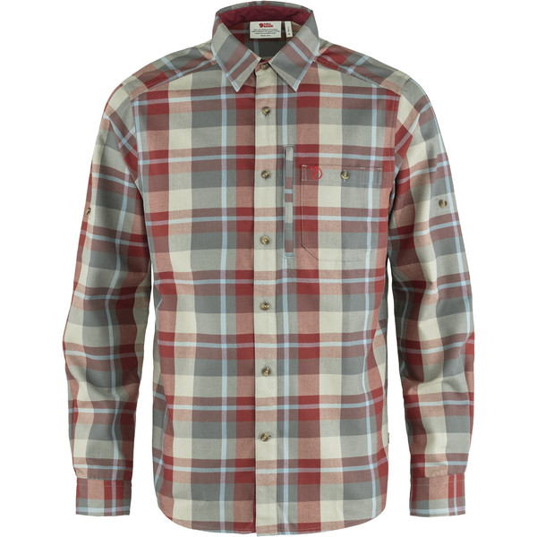Fjällräven Fjällglim Shirt M - Red Oak-basalt - Miehet - L