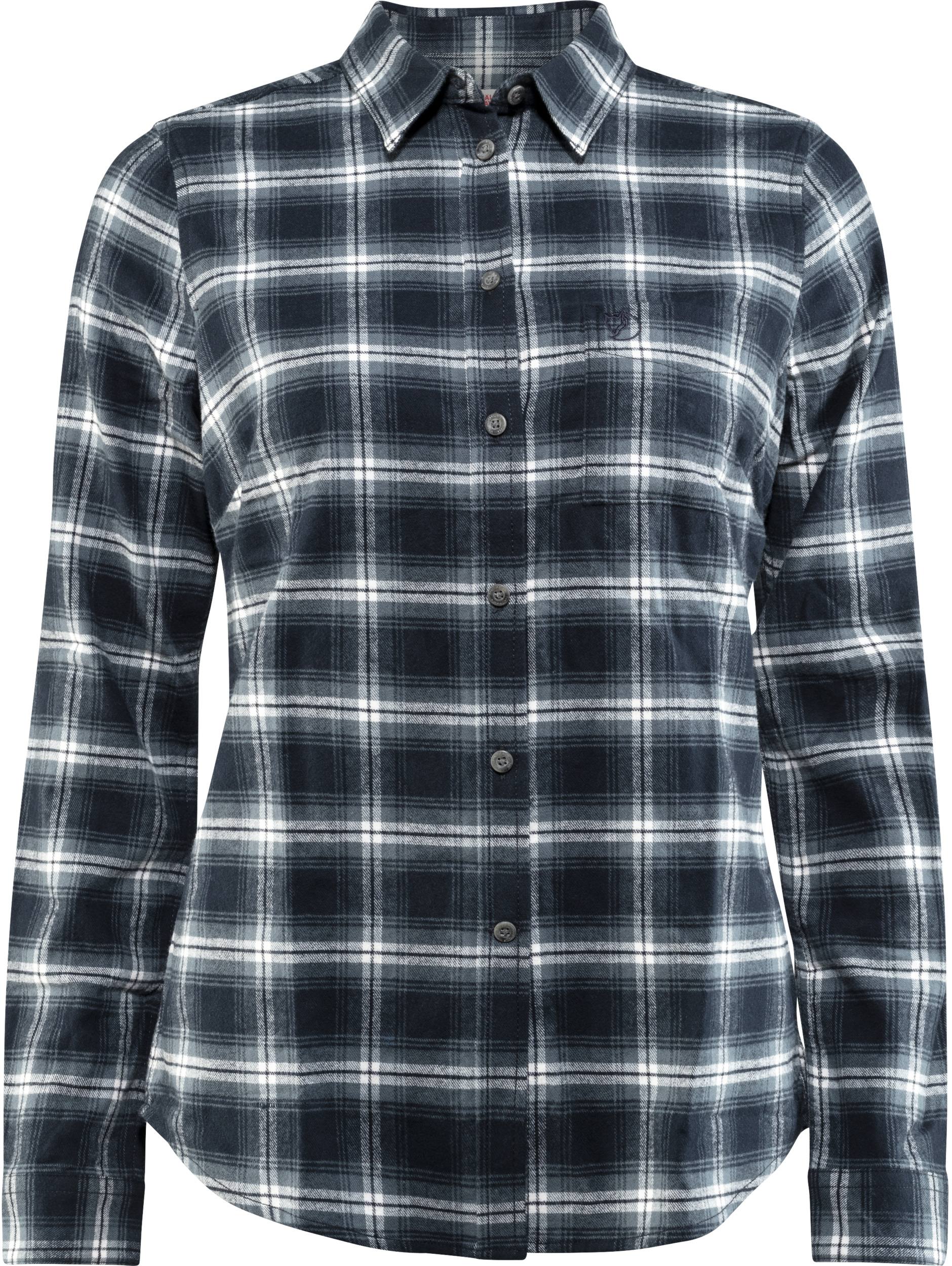 Övik Flannel W LS Shirt Dark navy L