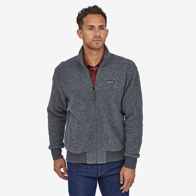 Miesten Patagonia Woolyester Fleece Jacket – Fleecetakki, Forge Grey / S