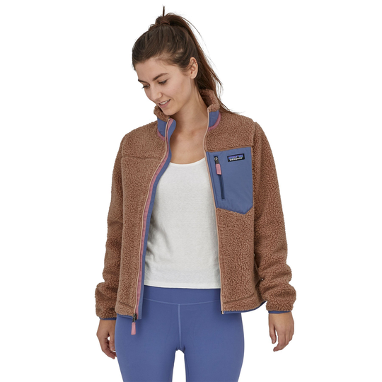 Naisten Patagonia Classic Retro-X Jkt – Fleecetakki, Pampas Tan / S