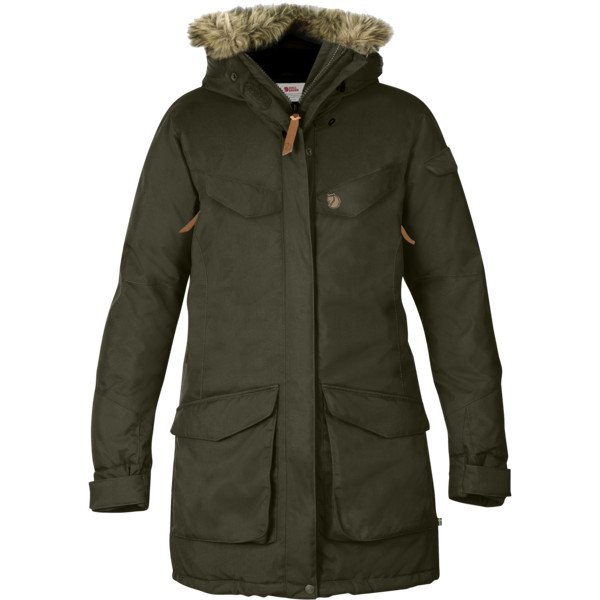 Fjällräven Nuuk Parka W - Laurel Green - Naiset - L