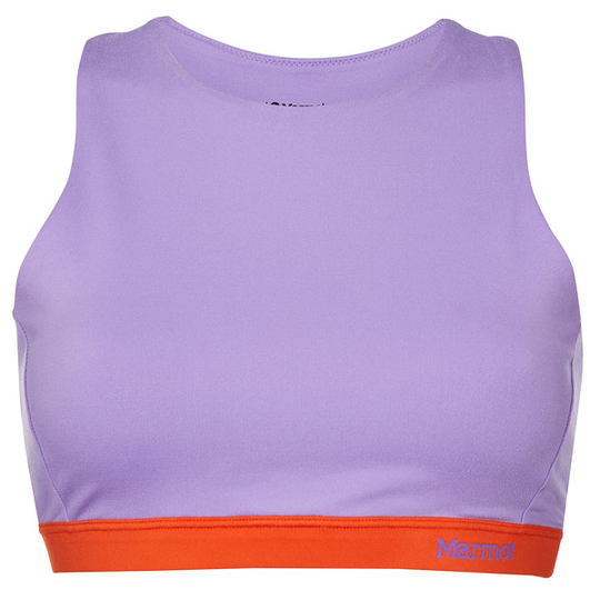 Marmot Wm' S Leda Sports Bra - Paisley Purple/red Sun - Naiset - L