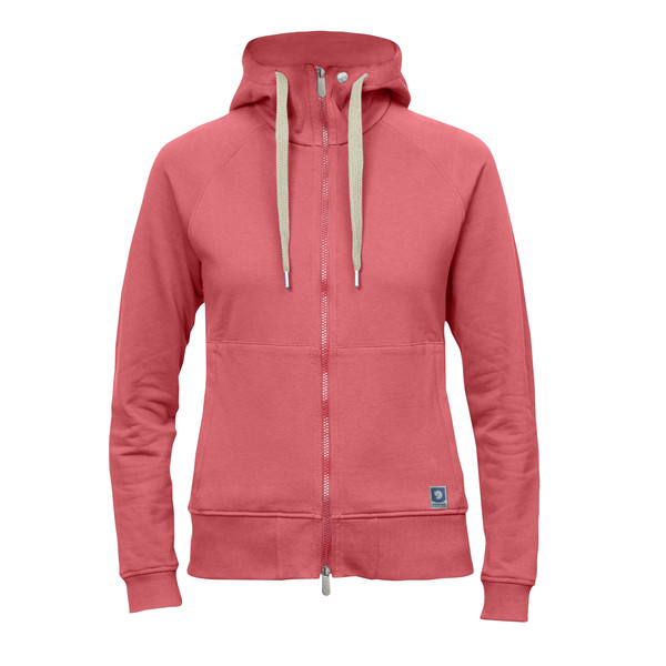 Fjällräven Greenland Zip Hoodie W - Peach Pink - Naiset - L
