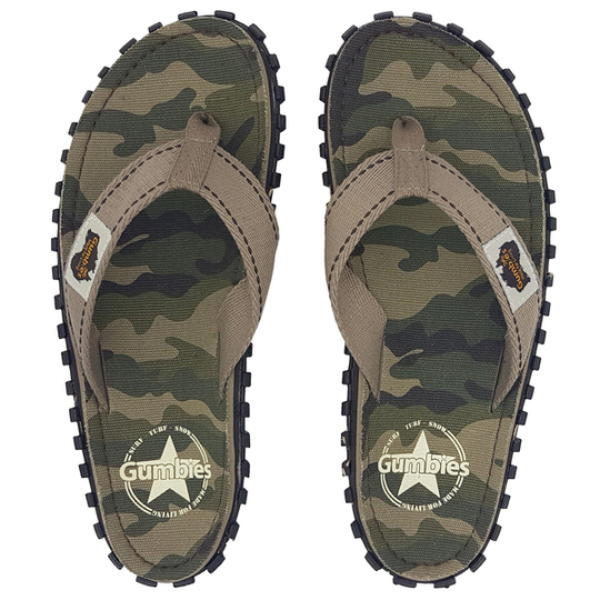 Gumbies Islander Canvas Flip-flops - Camouflage - Unisex - 47
