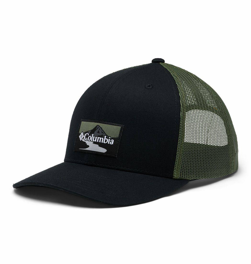 Mesh Snap Back Hat Musta / Vihreä