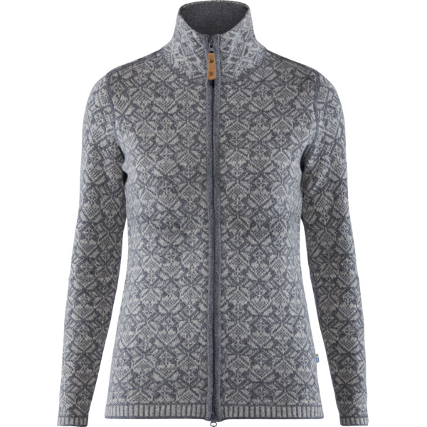 Fjällräven Snow Cardigan W - Grey - Naiset - L