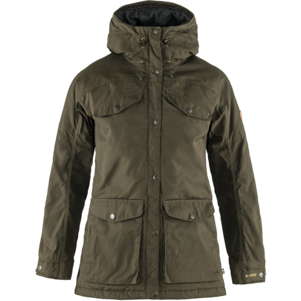 Fjällräven Vidda Pro Wool Padded Jacket W - Dark Olive - Naiset - L