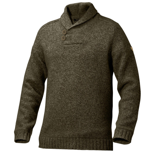 Fjällräven Lada Sweater M - Dark Olive - Miehet - L