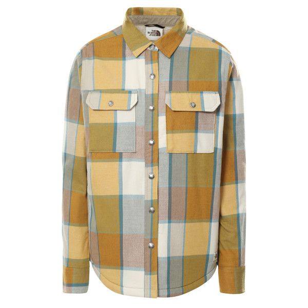 The North Face W Campshire Shirt - Arrowwood Yellow Exploded Half - Naiset - S