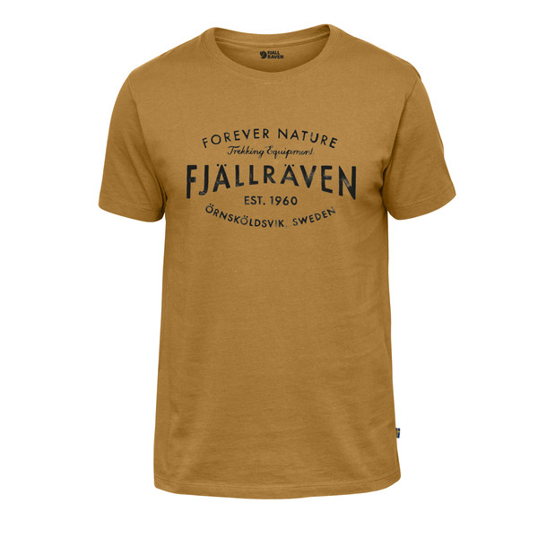 Fjällräven Fjällräven Est 1960 T-shirt M - Acorn - Miehet - S
