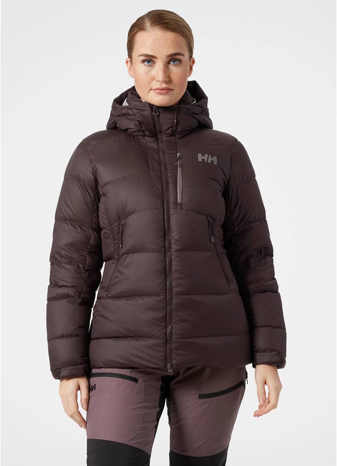 W Verglas Polar Down Jacket Tummanpunainen L