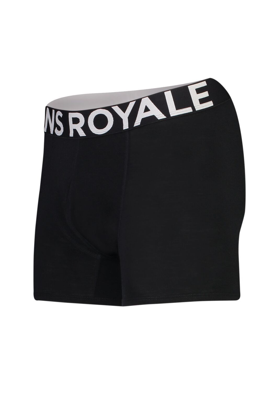 Mons Royale Miesten Merinoalushousut - Hold 'em Shorty Boxer, Black / S