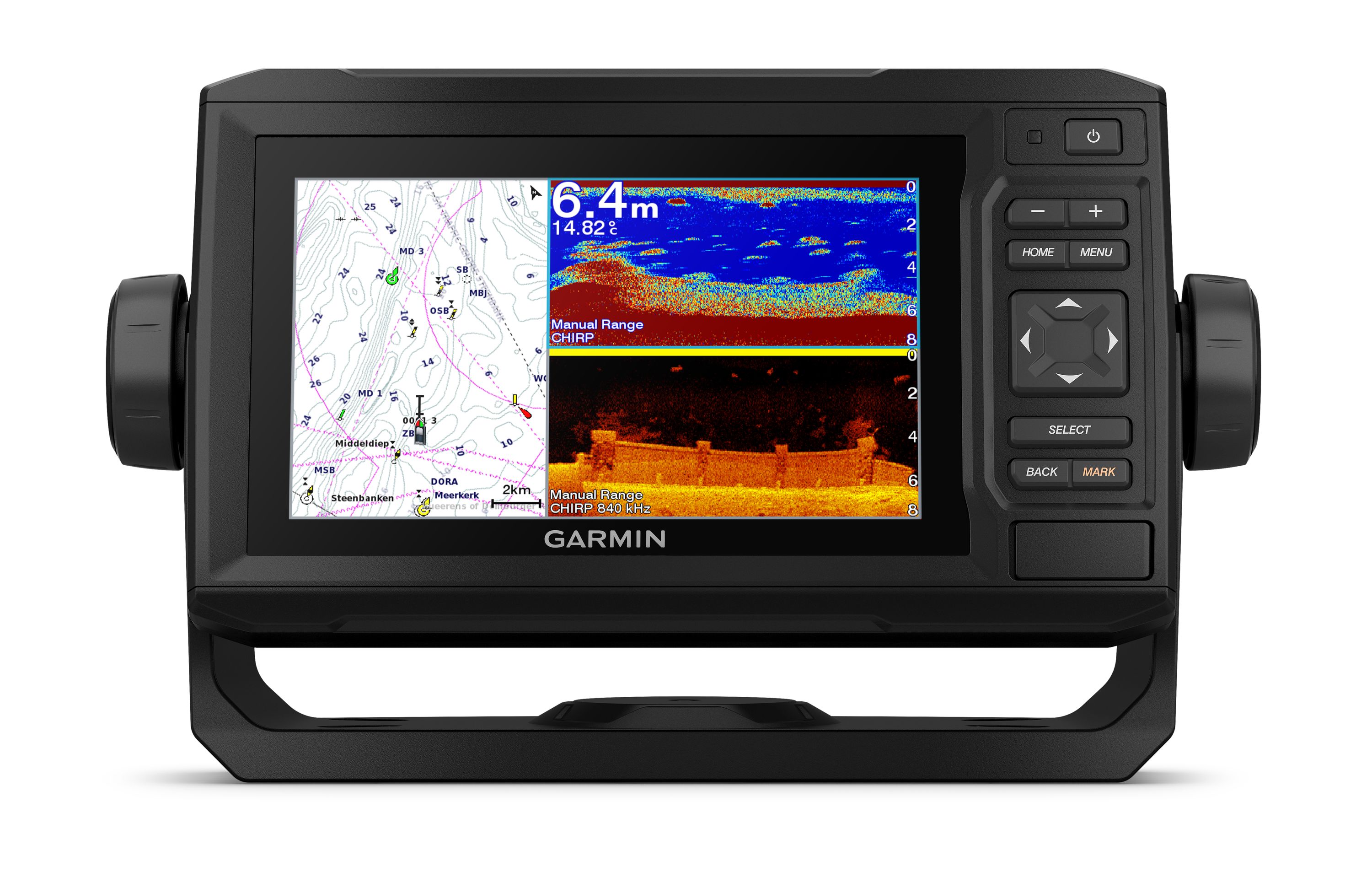 Garmin echomap 62cv uhd plotteri + gt24uhd-tm anturi