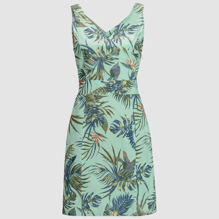 Wahia Tropical Dress Jade XS