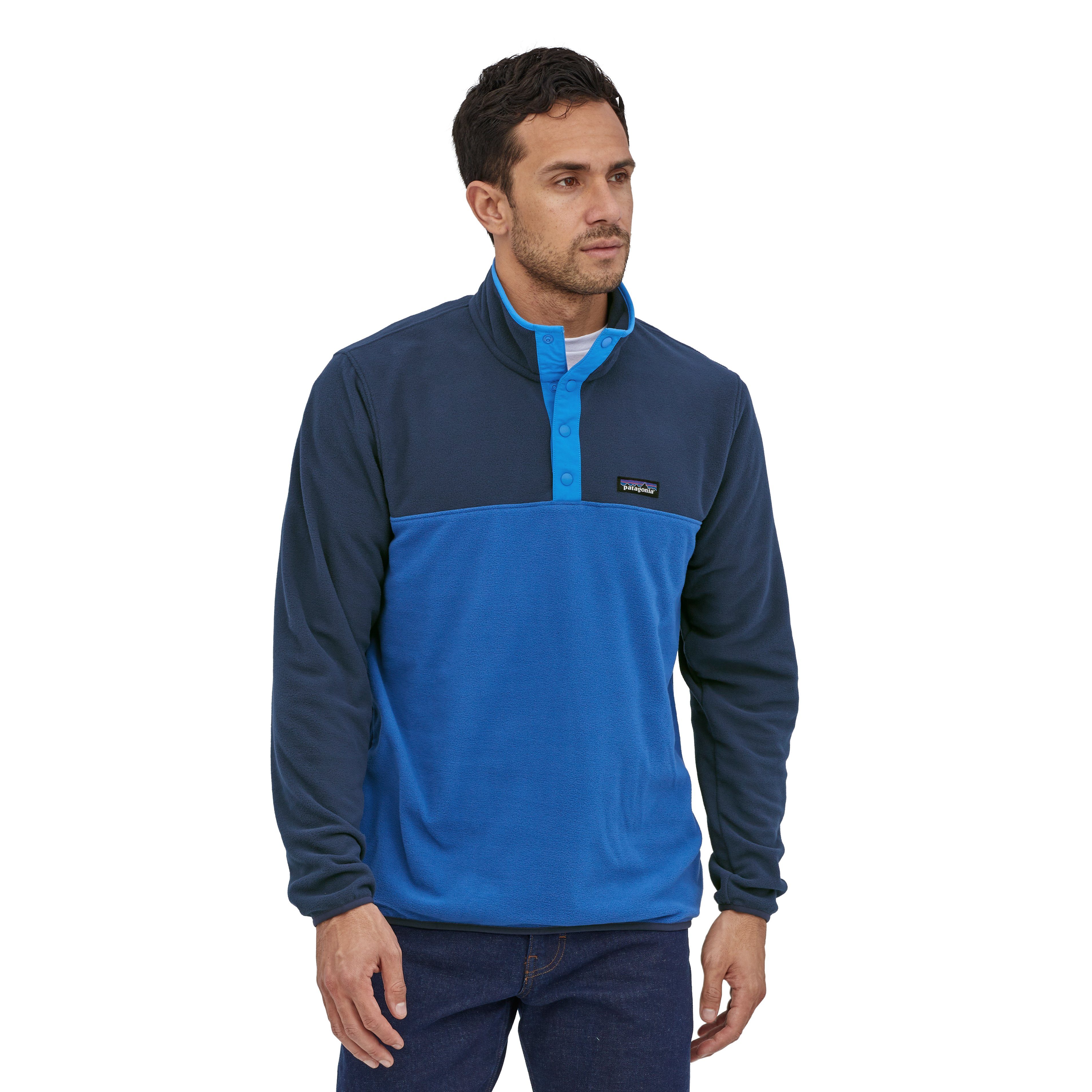 Patagonia Miesten Micro D Snap-T Fleece - Kierrätettyä polyesteria, Superior Blue / L
