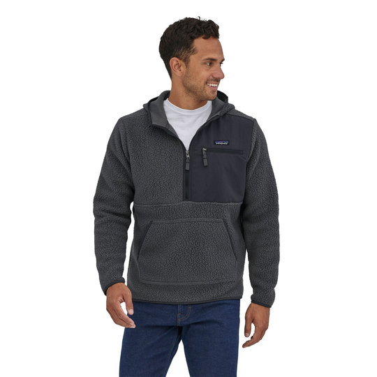 Patagonia Miesten Retro Pile Fleece anorakki - Kierrätettyä polyesteria, Forge Grey / S