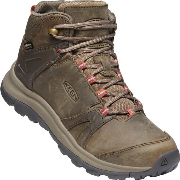 Keen Terradora Ii Leather Mid Wp - Brindle/redwood - Naiset - US 8