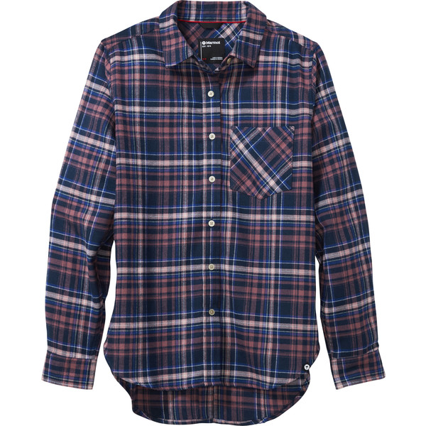 Marmot Wm' S Maggie Midwt Flannel Ls - Dark Indigo - Naiset - M
