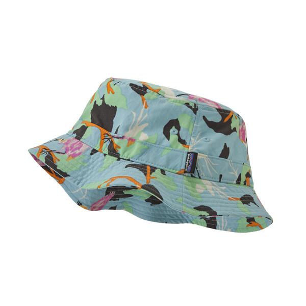Unisex Wavefarer Bucket Kalastajanhattu - Kierrätettyä Nylonia, Spoonbills: Big Sky Blue / S
