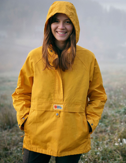 Fjällräven Naisten Vardag anorakki - G-1000® Eco, Mustard Yellow / S