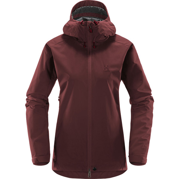 Haglöfs Glide Jacket Women - Maroon Red - Naiset - XS