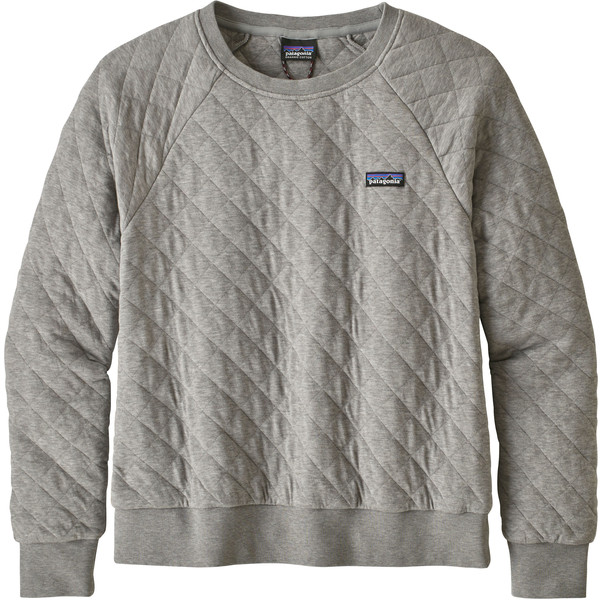 Patagonia W' S Organic Cotton Quilt Crew - Drifter Grey - Naiset - XL