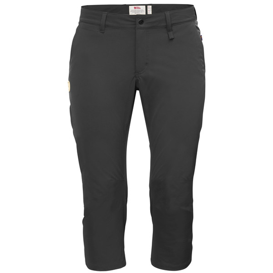 Fjällräven Abisko Capri Trousers W - Dark Grey - Naiset - 34