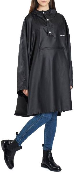 Light Rainponcho Musta