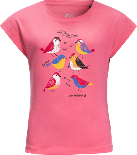 Tweeting Birds T Girls Pinkki 116