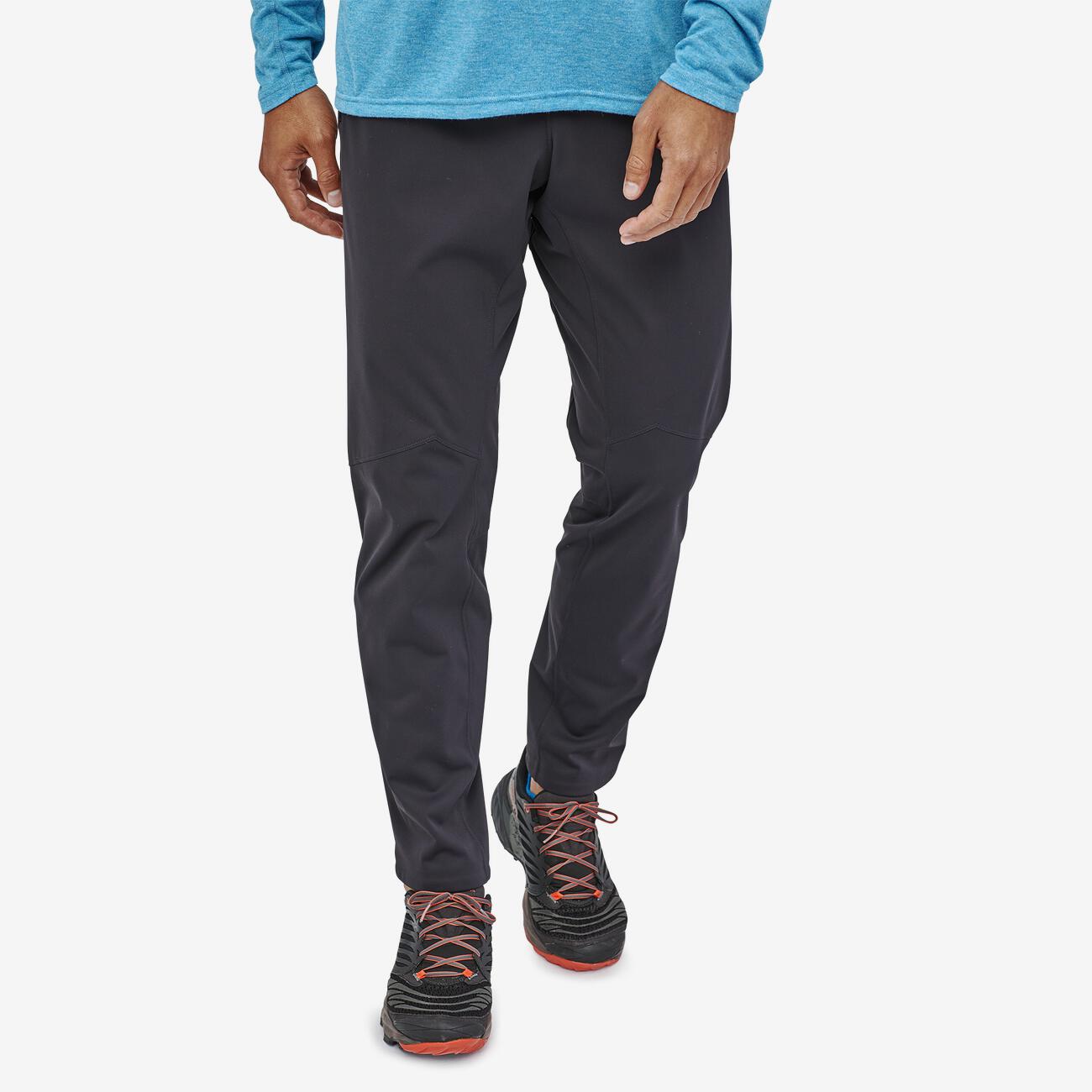 MIesten Patagonia Wind Shield Pants – softshell-housut kierrätetystä polyesterista, Black / L