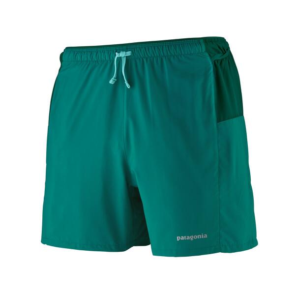 Patagonia Miesten Strider Pro Juoksushortsit - 5" - Kierrätettyä Polyesteria, Borealis Green / L