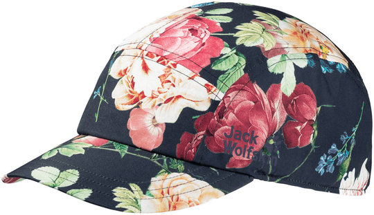 Flower W Cap Night blue